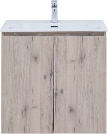 Aquanet Мебель для ванной Алвита New 70 2 дверцы подвесная дуб веллингтон белый – фотография-2